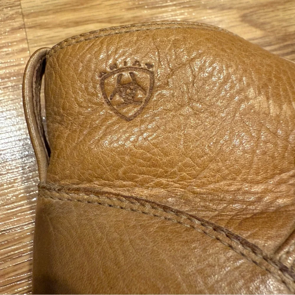 Ariat Juliet Strap and Buckle Tan / Light Brown Leather Ankle Boots Sz‎ 6.5 M